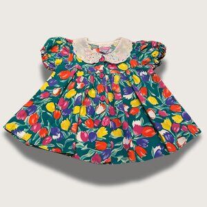 Vintage Claire Bell - Button Up Dress (Floral)